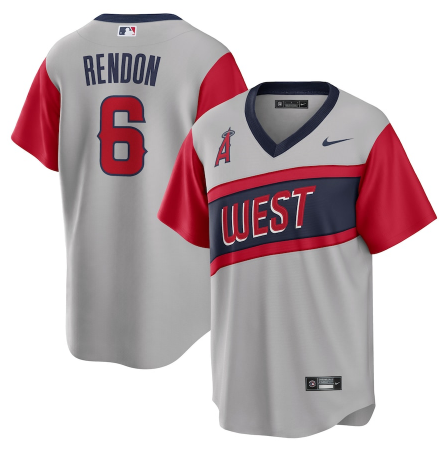 Men's Los Angeles Angels #6 Anthony Rendon 2021 Little League Classic Road Cool Base Stitched Baseball Jersey Men's Los Angeles Angels #6 Anthony Rendon 2021 Little League Classic Road Cool Base Stitched Baseball Jersey